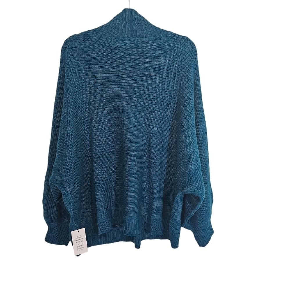 NWT Eloquii 26/28 Bishop Sleeve Drop Shoulder Sweater - Picture 2 of 10